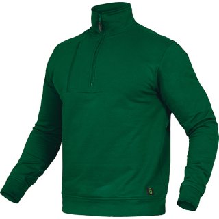 Flex-Line Zip-Sweater gr&uuml;n