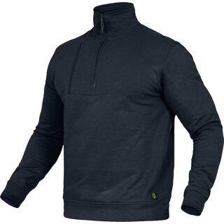Leibwächter Classic Line Zip-Sweater Paul marineblau
