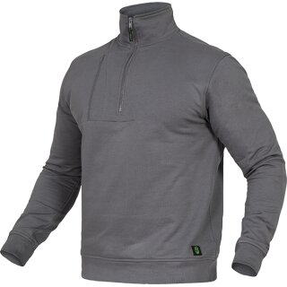 Leibwächter Classic Line Zip-Sweater Paul grau