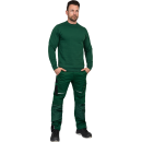 Leibwächter Classic-Line Rundhals-Sweater Alex grün