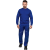 Leibwächter Classic-Line Rundhals-Sweater Alex kornblau