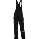 Leibwächter Flex-Line Kids Latzhose schwarz/grau