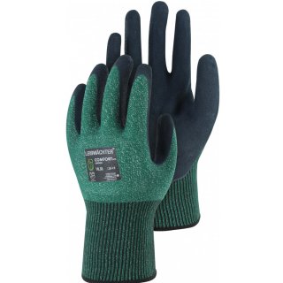 Leibwächter Comfort lite, Nylon-Polyester-Handschuh mit Latex-Beschichtung, 1 Paar
