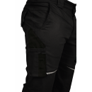 Leibwächter Flex-Line Bundhose ohne Knietaschen schwarz DIVERSIO-EDITION
