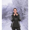 Leibwächter Flex-Line Damen Winter-Softshelljacke schwarz/grau