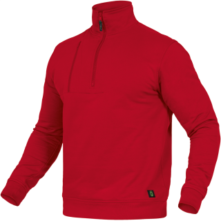 Leibwächter Classic Line Zip-Sweater Paul rot