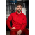 Leibwächter Classic Line Zip-Sweater Paul rot