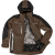 Leibwächter Flex-Line Winter-Softshelljacke haselnuss/schwarz