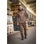 Leibwächter Flex-Line Winter-Softshelljacke haselnuss/schwarz
