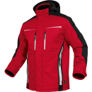 Leibwächter Flex-Line Winter-Softshelljacke rot/schwarz