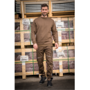 Leibwächter Classic-Line Rundhals-Sweater Alex haselnuss