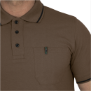 Leibwächter Flex-Line Polo-Shirt Jens haselnuss