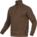Leibwächter Classic Line Zip-Sweater Paul haselnuss