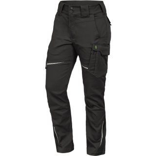 Leibwächter Flex-Line Damen Bundhose ohne Knietaschen anthrazit/schwarz
