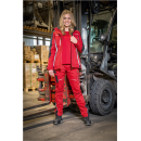 Leibwächter Flex-Line Damen Bundhose ohne Knietaschen rot/schwarz