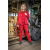 Leibwächter Flex-Line Damen Bundhose ohne Knietaschen rot/schwarz