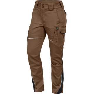 Leibwächter Flex-Line Damen Bundhose ohne Knietaschen haselnuss/schwarz