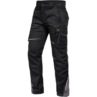 Leibwächter Flex-Line Bundhose ohne Knietaschen schwarz/grau