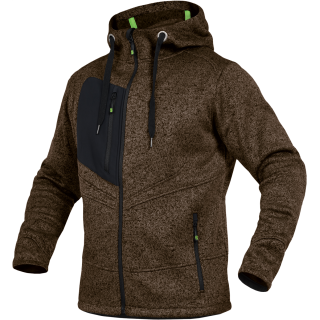 Leibwächter Casual-Line Strickjacke haselnuss