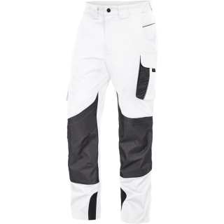 Leibwächter Dynamic-Line Bundhose mit Knietaschen weiss/anthrazit