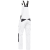 Leibwächter Dynamic-Line Latzhose weiss/anthrazit