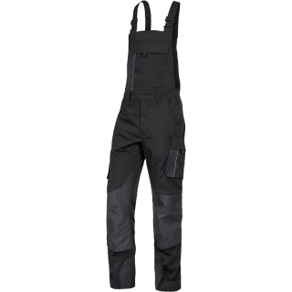 Leibwächter Dynamic-Line Latzhose schwarz/anthrazit