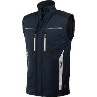 Leibwächter Flex-Line Softshell Bodywarmer Softshellweste marineblau/schwarz
